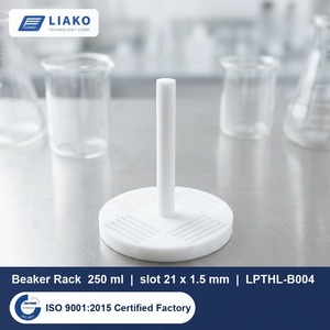 Cesta de limpieza de PTFE para porta-beakers de 250 ml, ranura de 21 mm x 1,5 mm, resistente a altas temperaturas 260 °C, para estante de laboratorio LPTHL-B004 - Product Image 1