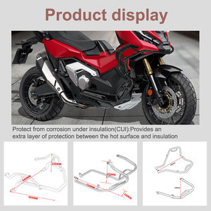 XXUN Barre de protection supérieure pour <span class=keywords><strong>Honda</strong></span> <span class=keywords><strong>X</strong></span>-<span class=keywords><strong>ADV</strong></span> <span class=keywords><strong>X</strong></span> <span class=keywords><strong>ADV</strong></span> 750 2017 2018 2019 2020 Pièces de moto Protection moteur Pare-chocs Cadre de protection contre les chutes - Product Image 6