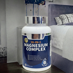 Suplementos Vitamínicos para Adultos 10 en 1, Cápsulas de Magnesio Glicinato Antioxidante, Complejo para el Sueño, Cápsulas de Magnesio Glicinato - Product Image 3