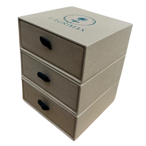 Biểu Tượng Tùy Chỉnh Thân Thiện Với Môi Hộp Đồ Trang Sức Chất Lượng Cao Kraft Với Nhung Chèn Ngăn Kéo Phong Cách Bao Bì Cho Vòng Cổ Nhẫn Bông Tai - Product Image 3