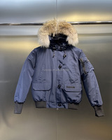 Blouson d'hiver OEM le plus vendu avec motif d'oie imprimé - Blouson aviateur - Doudoune pour homme