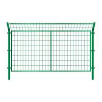 Pagar Kawat Jaring Ganda Persegi Galvanis Celup Panas, Tahan Tarik Tinggi, Ramah Lingkungan, untuk Pengaman Kebun Surya, Jalan Raya, Kebun Buah, dan Lahan Pertanian