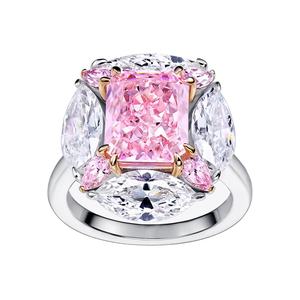 แหวนเงินแท้ S925 สำหรับผู้หญิง สไตล์คลาสสิก เหมาะสำหรับงานแต่งงานและงานปาร์ตี้ ประดับด้วยเพชรซิคอนทรงกลมแบบน้ำตาล ได้รับการรับรองจาก IGI ใช้งานได้หลากหลาย เหมาะสำหรับเป็นของขวัญวันครบรอบ - Product Image 1