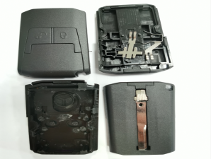 Coque de clé télécommande 2 boutons avec lame HU64 non coupée pour <span class=keywords><strong>Mercedes</strong></span> Benz Actros Antos Camion Ignition MP4 2011-2019 - Product Image 3
