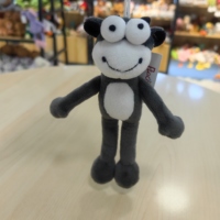 Jouets en peluche grenouille à longues pattes personnalisés pour enfants, animaux en peluche mignons, porte-clés en peluche personnalisé, pendentif de sac