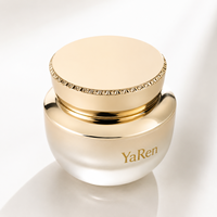 Flacon en verre triangulaire de luxe 30ml/50ml/100ml/120ml pour emballage cosmétique avec pompe à lotion et pot de 50g, couleur OEM