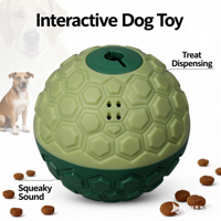 Pelota de Juguete Ecológica de Lujo para Perros con Sonido, sin Sonajero Electrónico y Dispensador de Comida para Juego Diario OEM
