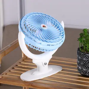 2023 Table Fan Operated Pocket Desk Fan Rechargeable Electric Mini Portable Fans With LED Night Light