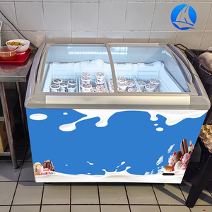 Vitrina Exhibidora <span class=keywords><strong>de</strong></span> Helados Pequeña <span class=keywords><strong>de</strong></span> Sobremesa, Congelador Comercial <span class=keywords><strong>de</strong></span> Autoservicio para Helados y Gelato, <span class=keywords><strong>Congeladores</strong></span> <span class=keywords><strong>de</strong></span> Helados Económicos - Product Image 5