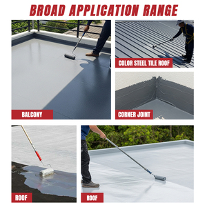 Sellador de Techos MANZZ, Revestimiento Impermeable y Resistente a la Intemperie, <span class=keywords><strong>Pintura</strong></span> <span class=keywords><strong>Impermeabilizante</strong></span> <span class=keywords><strong>para</strong></span> Techos de Caucho, Revestimiento Impermeable <span class=keywords><strong>para</strong></span> <span class=keywords><strong>Terrazas</strong></span> Expostas - Product Image 2