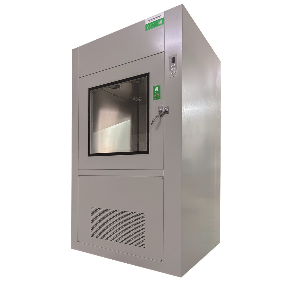 Коробка для чистой комнаты 600x600x600 мм из нержавеющей стали с механической блокировкой с УФ-лампой