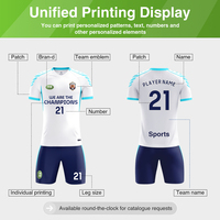 Kaos Sepak Bola Kustom Gaya 2026-2027 # 10 Pakaian Olahraga Lengan Pendek 100% Poliester Cepat Kering