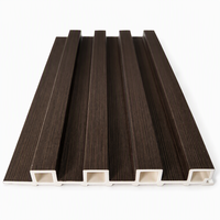 Panel de Pared 3D WPC Impermeable, Panel Decorativo Interior de Madera y Plástico Compuesto, Resistente al Fuego y al Sonido