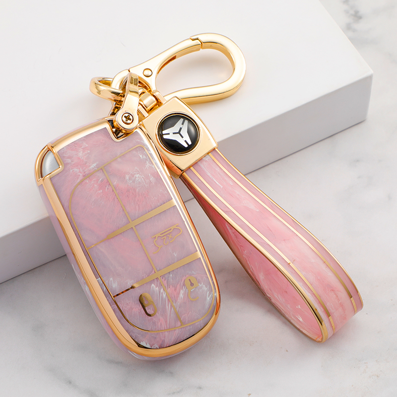 3 Button Pink+Key Chain