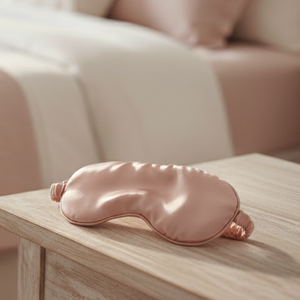 Ensemble de sommeil en soie 100% tricotée de luxe avec taie d'oreiller et masque pour les yeux - Product Image 4