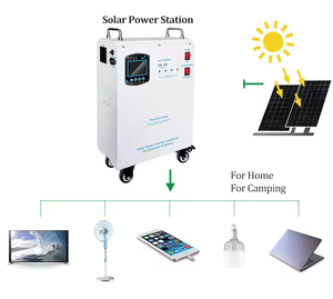 Năng lượng mặt trời Máy phát điện 1kw 2kw xách tay năng lượng mặt trời Máy phát điện với năng lượng mặt trời bảng điều khiển 110V 220V năng lượng mặt trời Máy phát điện hệ thống Trạm di động - Product Image 2