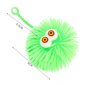 TPR <b>LED</b> Flashing Bouncy <b>Ball</b> Puffer Fish Sensory Fidgeting Toy Children's Luminous Stress Relief Squeeze Toy Creative Gift - Product Image 6