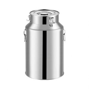 Seau à lait en acier inoxydable avec couvercle hermétique pour le transport et le stockage, réservoir de stockage de qualité - Product Image 1