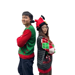 Giáng sinh Áo len <span class=keywords><strong>2025</strong></span> mớ<span class=keywords><strong>i</strong></span> của nam giớ<span class=keywords><strong>i</strong></span> và phụ nữ thờ<span class=keywords><strong>i</strong></span> trang giản dị tất cả các trận đấu Vòng cổ áo len xấu xí Áo len - Product Image 5