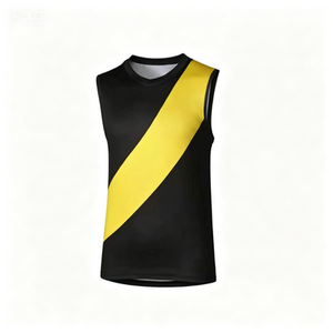 เสื้อกล้าม AFL แบบสั่งทำพิเศษ สำหรับฟุตบอลออสเตรเลีย ระบายอากาศได้ดี ลายพิมพ์แบบ Sublimation เหมาะสำหรับผู้ชาย ขายส่ง - Product Image 2