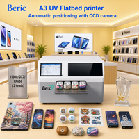 Printer Inkjet UV A3+ Baru Dual XP600 Heads CCD Vision Flatbed Pencetak Kartu Logam Kontrol Layar Sentuh Wi-Fi Garansi 2 Tahun