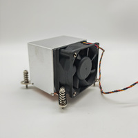 Lga2011 2u Cpu Cooler Avec Base En Cuivre et Ailettes 120w Tdp 12v 4pin Pwm 104*75*67mm pour Pc Server Cpu Cooler Radiateur