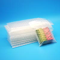 Sacs à bulles en plastique PE personnalisés, impression en gravure, emballage résistant aux chocs pour lunettes, électronique, légers
