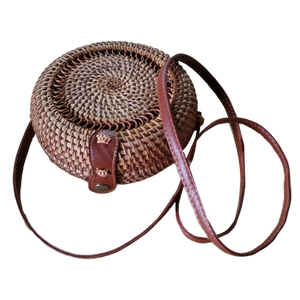 Set of two <b>bamboo</b> <b>basket</b> with two handle, 100% natural rattan craft from Vietnam now on sale - Product Image 5