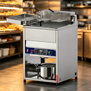 <span class=keywords><strong>Friteuse</strong></span> électrique de luxe de 40 litres pour les filets de poulet et les hamburgers - <span class=keywords><strong>Friteuse</strong></span> électrique haute puissance - Product Image 6