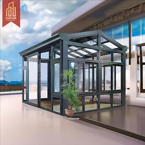 Techo de lona Terraza Piscina modular Recinto de vidrio de aluminio Retráctil Impermeable a prueba de sol Jardín Patio trasero Terraza - Product Image 3