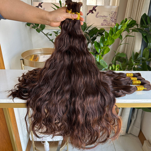 Vente en gros de cheveux humains vierges bruts 100% alignés dans le sens des cuticules, lisses comme des baguettes, double épaisseur, qualité 10A 12A 15A, cheveux bruts vietnamiens en vrac pour revendeurs - Product Image 4