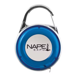 Cinta Métrica Personalizada de 6 pies con Mosquetón - Product Image 1