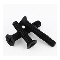 Plastique Nylon blanc noir PEEK PA66 PA6 vis à tête fraisée à empreinte cruciforme plate et CSK à six pans creux DIN7991 DIN965