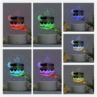 Collection 2026 Joyeux Ramadan Décorations pour la maison Lumières de nuit islamiques Eid Mubarak Cadeaux festifs pour les fêtes