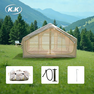 Kawagebo Kamp (KK) 10' X 7' Inflable 6.3 ㎡   Carpa <span class=keywords><strong>de</strong></span> Camping Inflable Oxford con Claraboya para Fiestas y Glamping - Product Image 6