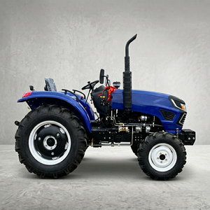 China hot-selling farm 4X4 wheel 4WD 50HP 60HP 70HP 90HP 100HP tractor front loader agricultural tractor price garden tractor. - Product Image 1