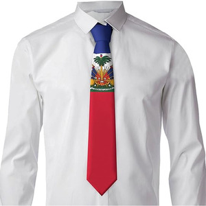 Nouveauté à la mode accessoire cadeau drôle coloré large couleur vive Polyester hommes pays <span class=keywords><strong>drapeau</strong></span> <span class=keywords><strong>cravate</strong></span> pour les affaires - Product Image 6