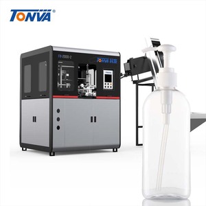 TONVA 100Ml Pet Plastic Oval Body Empty Airless Water Lotion Pump Bottle Stretch Blow Molding Machine