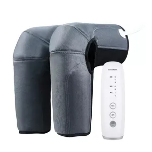 Calf ems leg air compression reshaping and foot massager with heat and compression zipper leg massager