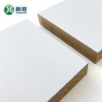 Panneaux de fibres de bois 3mm, 6mm, 12mm, 15mm, 18mm, feuille de mélamine blanche, panneau mdf pour meubles
