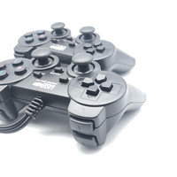 Manette de jeu filaire USB Finera 208 de haute qualité avec moteur de vibration pour PC Joystick