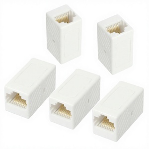 Fangbei โมดูลตัวเชื่อมต่อสายเคเบิลเครือข่ายไฟฟ้าแบบคู่ทำจากสังกะสีอัลลอย <span class=keywords><strong>Cat5e</strong></span> รุ่นที่6/7th พลาสติก RJ45 Cat6 - Product Image 3