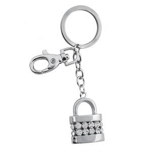 Llavero de Cristal con Diseño de Candado, Sin Caja Incluida - Product Image 1