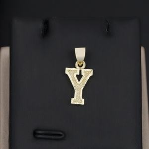 JXX 14K Gold Plated 26 <b>Letter</b> Pendant Necklace All <b>Brass</b> Jewelry for Women Men - Product Image 5