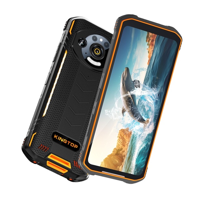 OUKITEL WP19 Pro Factory 6.8\" FHD+ 120Hz LCD 8GB+256GB Android 13 Rugged Smartphone 64MP Camera Waterproof IP68 Water Resistant