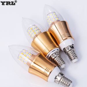 Bombilla LED tipo vela E27 con base de aluminio SMD 2835 AC 85-265V, control remoto, 6000K luz diurna, 1000LM, Par36 - Product Image 5