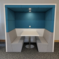 Conjunto de sofá moderno con respaldo de ala alta para oficina, sala de reuniones, cabina de asientos para hoteles, escuelas, oficinas en casa, apartamentos, hospitales
