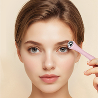 Rouleau de massage facial froid en acier inoxydable à marque privée pour les yeux, globes cryogéniques pour le soin des yeux et des cernes