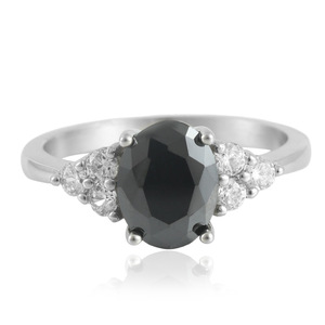yunnique <b>Women's</b> Oval Diamond <b>Ring</b> Prong Setting Engagement Jewelry Stainless Steel Fashion <b>Ring</b> 210148 - Product Image 5