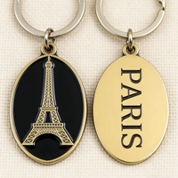 Porte-clés en métal personnalisé avec design 3D, logo personnalisé, alliage de zinc, procédé de moulage sous pression, pour la promotion de souvenirs, fabrication en usine
